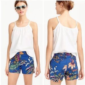 J. Crew Tropical/Floral Print Shorts